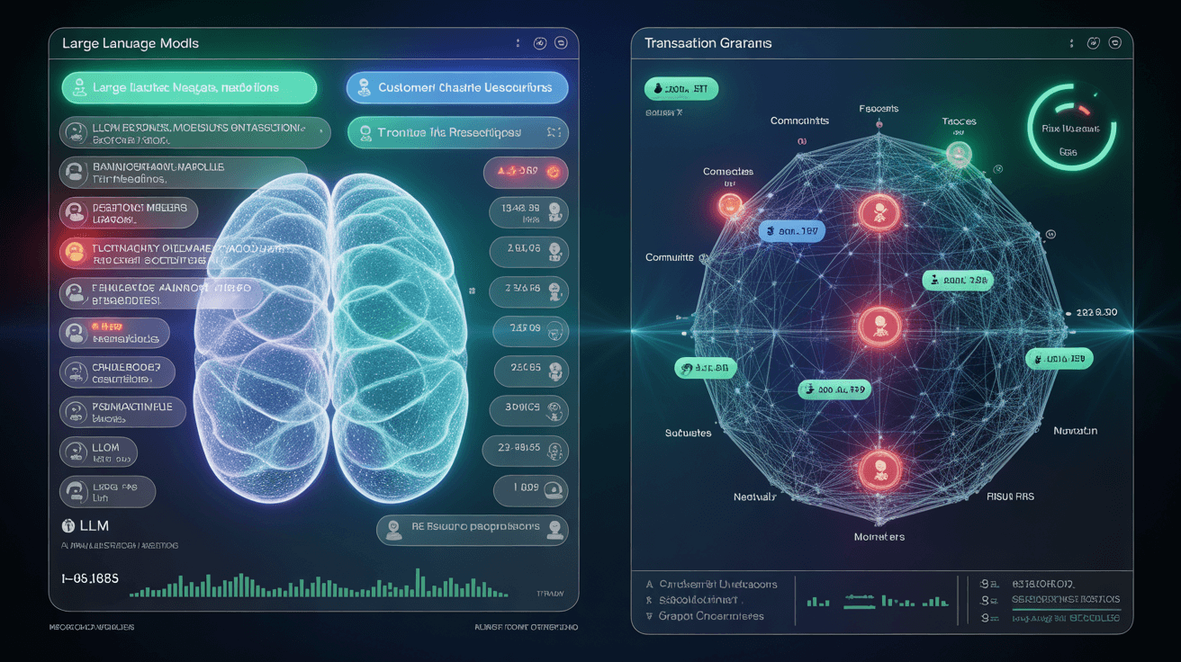 چارچوب نوین تشخیص تقلب مالی با ترکیب مدل‌های زبانی بزرگ و تحلیل گراف